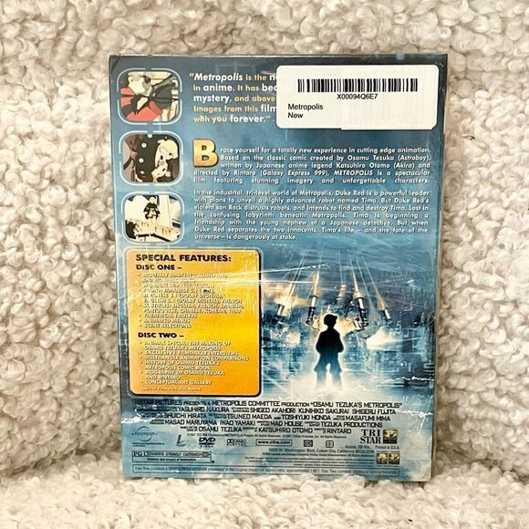 Metropolis Anime Special Edition Movie 2 Disc DVD set - Picture 2 of 2